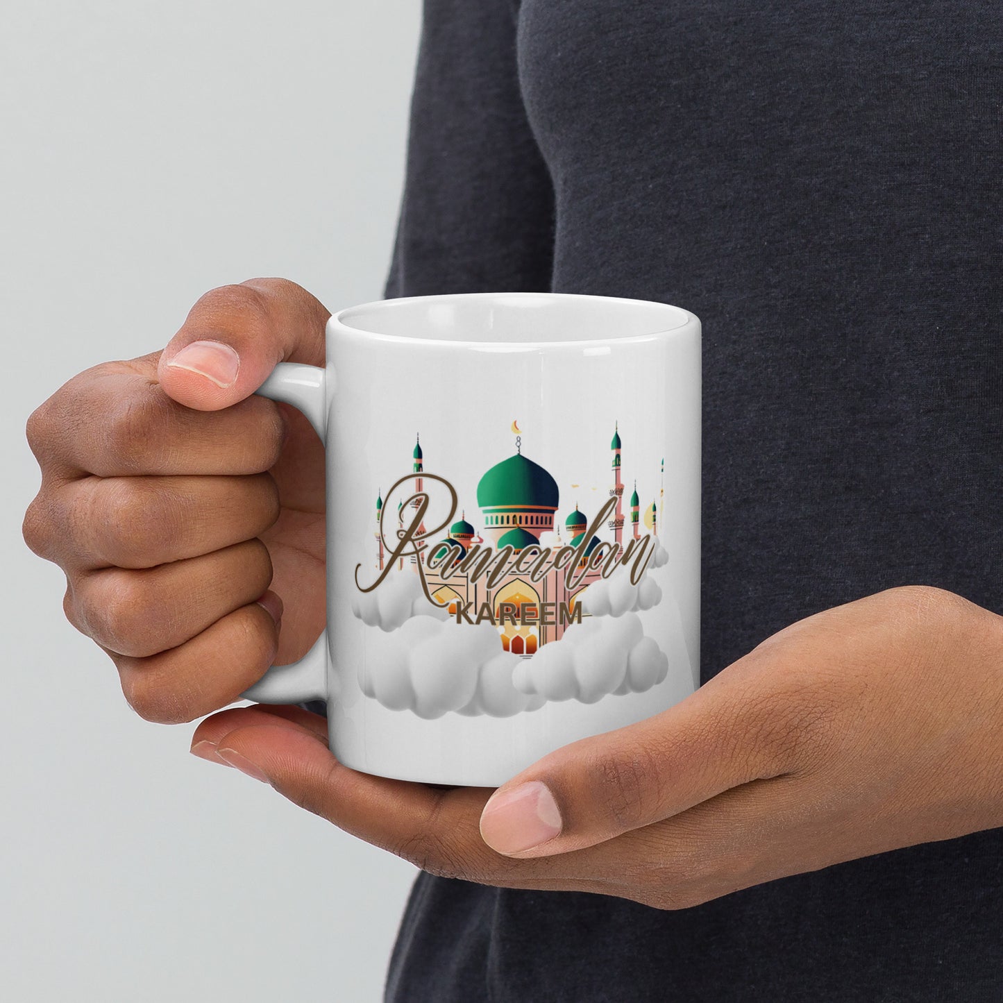 Boys Mug –  Fun Design, White Glossy Cup l Ramadan Special